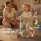 🚲 Draisienne pour Bébés et Tout-Petits – PP – 50×23×39 cm – 4 Roues Stabilisatrices – LED & Musique – Vert/Marron/Gris/Rose – 14–54 Mois 🎵