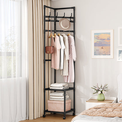 📢📢50% DE RÉDUCTION !! ⏰ Portant à Vêtements Gain de Place – Fer – Design Compact & Crochets Multiples for Chambre & Buanderie ✨