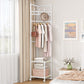 📢📢50% DE RÉDUCTION !! ⏰ Portant à Vêtements Gain de Place – Fer – Design Compact & Crochets Multiples for Chambre & Buanderie ✨
