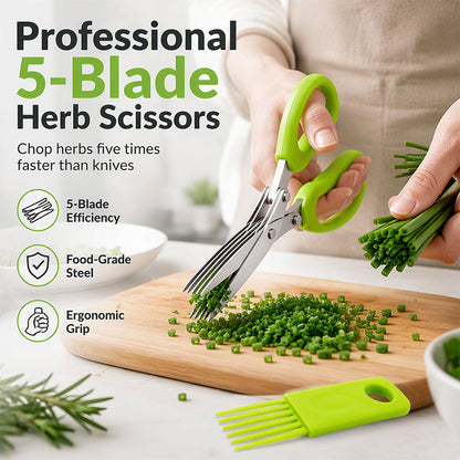 ✂️ 50% DE RÉDUCTION! 🔪 Ciseaux de cuisine inox – Multicouches & tranchants ✨