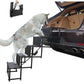 🐕 -50% ! 🚗 Escalier Pliable Antidérapant pour Chien en Voiture – Tissu Antidérapant – 2 ou 4 Marches – Noir/Gris/Bleu – Support Robuste pour Toutes Tailles 🐾
