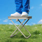 👜🛒 -50% ! 🪑Tabouret Pliable Portable en Forme de Sac à Main – Acier Carbone, 100 kg & Ultra-Compact
