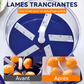 🔪 Éplucheur électrique 5 lames – Moteur cuivre puissant, extraction en 1 bouton, démontable et sans danger alimentaire – Batterie 1300 mAh, gain de temps en cuisine 🥕🍎