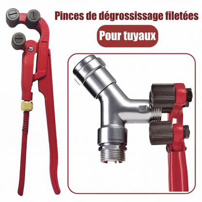 🔧 Clé à tube fileté robuste – Serrage élevé, portée réglable jusqu’à 60 mm, manche confortable – Idéale pour plomberie, atelier et entretien domestique 🛠️