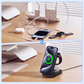 Chargeur sans fil rapide pliable 3-en-1 de 15 W