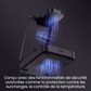 Chargeur sans fil rapide pliable 3-en-1 de 15 W