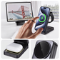 Chargeur sans fil rapide pliable 3-en-1 de 15 W