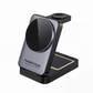 Chargeur sans fil rapide pliable 3-en-1 de 15 W