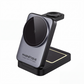 Chargeur sans fil rapide pliable 3-en-1 de 15 W