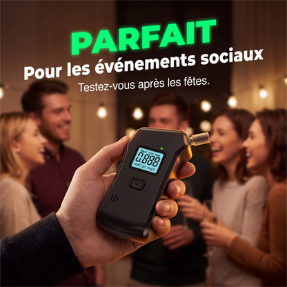 Éthylomètre portable de haute précision