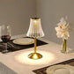 Lampe de table rechargeable rétro avec variateur tactile