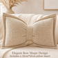 🦋 -50% ! 🎀 Coussin Décoratif en Chenille Forme Nœud Papillon – 30×50 cm – 9 Coloris – Housse + Garnissage Inclus – Pour Canapé, Lit et Coin Lecture 🛋️