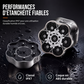 🪒 Rasoir 7 têtes flottantes – Suivi parfait des contours, lames amovibles à aspiration magnétique – Design ergonomique compact – Idéal pour une tonte précise et confortable de la tête 💈