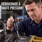 🔧 Déboucheur de graisseurs – Pression 600 psi, adaptateurs multiples inclus – Construction durable, tige longue/courte – Idéal pour entretien mécanique et réparation 🛠️
