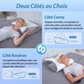 🛏️ Oreiller ergonomique Relief Rest – Soutien adapté aux dormeurs sur le côté, dos et ventre – Tissu en bambou doux, hypoallergénique et rafraîchissant – Réduit tensions du cou et épaules – Sommeil réparateur garanti 😴✨