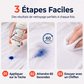 🖊️ Nettoyant pour taches d'encre et marqueur – Système goutte à goutte précis, 3 étapes faciles – Format 30/50 ml – Idéal pour cuir et surfaces de bureau – Résultat impeccable ✨