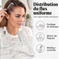 💆‍♀️ Peigne applicateur de précision pour cuir chevelu – Embouts roulants doux, distribution uniforme du liquide – Corps transparent pour un contrôle optimal – 6 dents, léger (40g) – Idéal pour soins capillaires quotidiens ✨