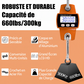 ⚖️ Balance suspendue numérique 500 kg – Conversion multi-unités (kg/lb/N), écran LCD rétroéclairé – Boîtier robuste anti-choc, crochets en acier – Portable et compacte – Idéale pour entrepôt, ferme et pêche 🏗️🐟