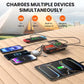 🔋 Batterie solaire 20000 mAh – 4 panneaux pliables 8W, charge jusqu'à 6 appareils simultanément – IPX5 étanche, résistante aux chocs – Lampe LED 3 modes (SOS inclus) – Idéale pour camping et voyages 🌞⛺