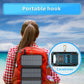 🔋 Batterie solaire 20000 mAh – 4 panneaux pliables 8W, charge jusqu'à 6 appareils simultanément – IPX5 étanche, résistante aux chocs – Lampe LED 3 modes (SOS inclus) – Idéale pour camping et voyages 🌞⛺