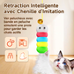 🐱 Jouet suspendu interactif pour chat – Rétraction intelligente, corde élastique 1,8 m – Rechargeable USB, installation sans outil – 2 couleurs (rose/bleu) 🧶