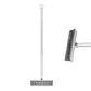 🧹 Brosse de nettoyage 2-en-1 – Poils résistants + raclette en caoutchouc, manche long ergonomique en inox – Tête pivotante 120°, rangement mural – Idéale pour sols, murs et carrelage 🚿✨