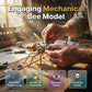 🐝⚙️ Kit de maquette 3D abeille mécanique en métal – Puzzle DIY steampunk, découpe laser précise, assemblez votre abeille métallique sans colle, une déco rétro-futuriste fascinante 🛠️✨