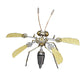 🐝⚙️ Kit de maquette 3D abeille mécanique en métal – Puzzle DIY steampunk, découpe laser précise, assemblez votre abeille métallique sans colle, une déco rétro-futuriste fascinante 🛠️✨