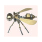 🐝⚙️ Kit de maquette 3D abeille mécanique en métal – Puzzle DIY steampunk, découpe laser précise, assemblez votre abeille métallique sans colle, une déco rétro-futuriste fascinante 🛠️✨