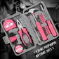📢📢50% DE RÉDUCTION !! ⏰ Kit d’Outils Ménagers Portable 24 Pièces – Coffret Inclus – Marteau, Tournevis, Pinces, Mètre Ruban & Embouts – Idéal Bricolage à Domicile 🏠