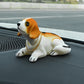 🐶 50% DE RÉDUCTION! 🚗 Figurine Chien Hochet pour Tableau de Bord – Mouvement automatique, peluche premium & 7 races – Cadeau parfait pour les amoureux des chiens 🎁