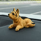 🐶 50% DE RÉDUCTION! 🚗 Figurine Chien Hochet pour Tableau de Bord – Mouvement automatique, peluche premium & 7 races – Cadeau parfait pour les amoureux des chiens 🎁