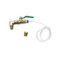 🔧 -50% ! 💨 Kit de Vanne de Vidange pour Compresseur d’Air Universel – Laiton + PVC – Coude 90° – Tuyau 0,5 m / 1,5 m – Levier Ergonomique Vert 🛠️