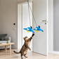 🐾 Jouet interactif pour chat – Mouvement automatique, sons réalistes, activation tactile – Poche pour herbe à chat, rechargeable USB – 3 styles (crabe/oiseau/pingouin)🦀🐦🐧