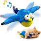 🐾 Jouet interactif pour chat – Mouvement automatique, sons réalistes, activation tactile – Poche pour herbe à chat, rechargeable USB – 3 styles (crabe/oiseau/pingouin)🦀🐦🐧
