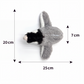 🐾 Jouet interactif pour chat – Mouvement automatique, sons réalistes, activation tactile – Poche pour herbe à chat, rechargeable USB – 3 styles (crabe/oiseau/pingouin)🦀🐦🐧