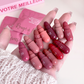 💄 Coffret 12 rouges à lèvres mats – Nuances vives, mini format capsule – Formule hydratante longue tenue, application lisse – Idéal pour toutes occasions 💋✨