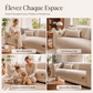 🛋️ PROMO FLASH : 50% DE RÉDUCTION ! ✨ Housse de Canapé Moderne – Mélange de Chenille – Douce & Antidérapante for Salon & Coin Lecture 🏠
