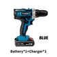 🔧 Perceuse sans fil – 18+1 couples, 2 vitesses réglables – Batterie lithium longue durée, charge rapide – Éclairage LED intégré – Mandrin 10 mm – Idéale pour bois, métal et carrelage 🛠️