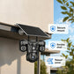 📹 -50% ! ☀️ Caméra de Sécurité Solaire – Triple Objectif 360° & IP67 – Surveillance 24h/24 Sans Fil 🏠