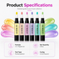 📢📢50% DE RÉDUCTION !! ⏰💅 Set de Stylos Vernis à Ongles Glitter Œil de Chat