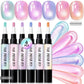 📢📢50% DE RÉDUCTION !! ⏰💅 Set de Stylos Vernis à Ongles Glitter Œil de Chat