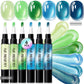 📢📢50% DE RÉDUCTION !! ⏰💅 Set de Stylos Vernis à Ongles Glitter Œil de Chat
