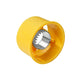 Égreneoir à maïs manuel – Lame en acier inoxydable dentée, design torsion et pression – Poignée ergonomique antidérapante – Matériau PP alimentaire – 3 coloris (jaune/bleu/beige) – Compatible maïs frais, cuit ou séché 🌽🔪