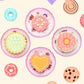 🍵 Set de théière jouet – 17 pièces (théière, tasses, assiettes, desserts, mallette) – Matériau PP/PS non toxique – Design portable – 5 styles (rose/dinosaure/licorne/sirène/chat) – Dès 3 ans 🦄✨