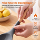 Set d'ustensiles de cuisine 12 pièces – Silicone antiadhésif, résistant à la chaleur – Manches en bois ergonomiques – Protection anti-rayures – 8 coloris disponibles
