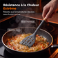 Set d'ustensiles de cuisine 12 pièces – Silicone antiadhésif, résistant à la chaleur – Manches en bois ergonomiques – Protection anti-rayures – 8 coloris disponibles