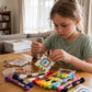 🧵 Kit de tissage bracelets d'amitié – Fini l'ennui et les écrans – Créatif, coloré, facile à utiliser – Idéal pour enfants dès 3 ans, en famille ou entre amis 🎨