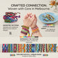 🧵 Kit de tissage bracelets d'amitié – Fini l'ennui et les écrans – Créatif, coloré, facile à utiliser – Idéal pour enfants dès 3 ans, en famille ou entre amis 🎨