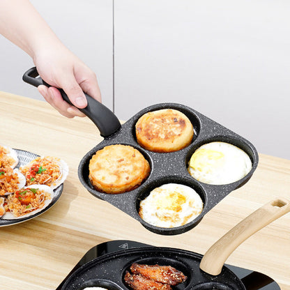 🍳 PROMO FLASH : ÉCONOMISEZ 50% ! 🥞 Poêle Antiadhésive 4 Alvoles – Fonte Durable & Revêtement Alimentaire – Poignée Bakélite for Petit-Déjeuner Familial ✨